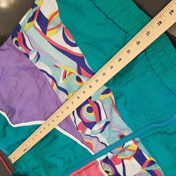 Casual Isle 80's Bright Retro Vintage Reversible Jacket - Picture 10 of 11